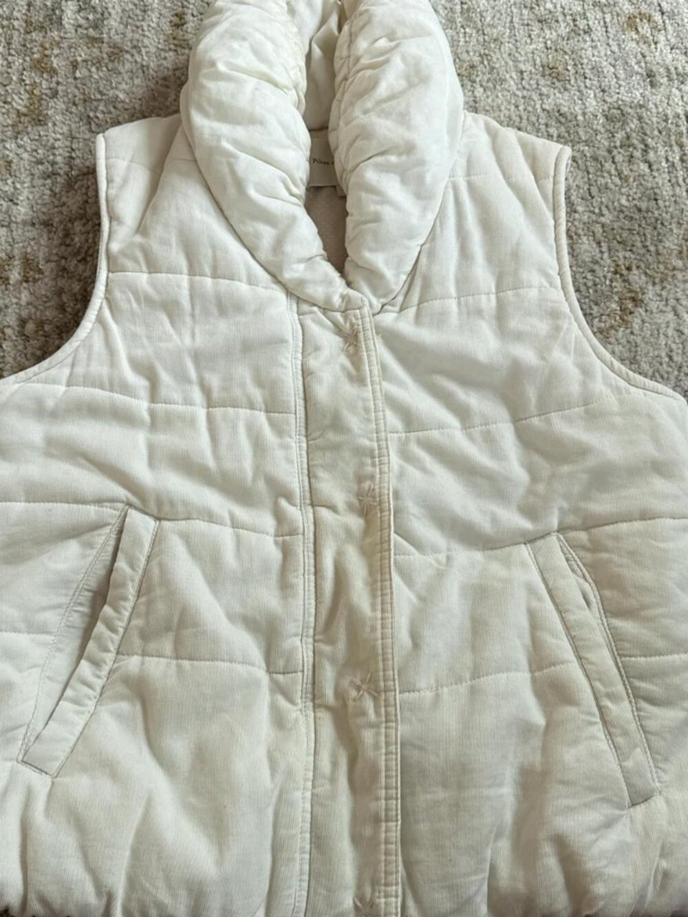 Pilcro Women's Cream Vest
